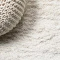 Groovy Solid Shag Ivory 3 ft. x 5 ft. Area Rug