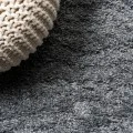 Groovy Solid Shag Gray 2 ft. x 10 ft. Runner Rug