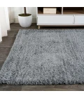 Groovy Solid Shag Gray 3 ft. x 5 ft. Area Rug