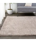 Groovy Solid Shag Light Beige 3 ft. x 5 ft. Area Rug