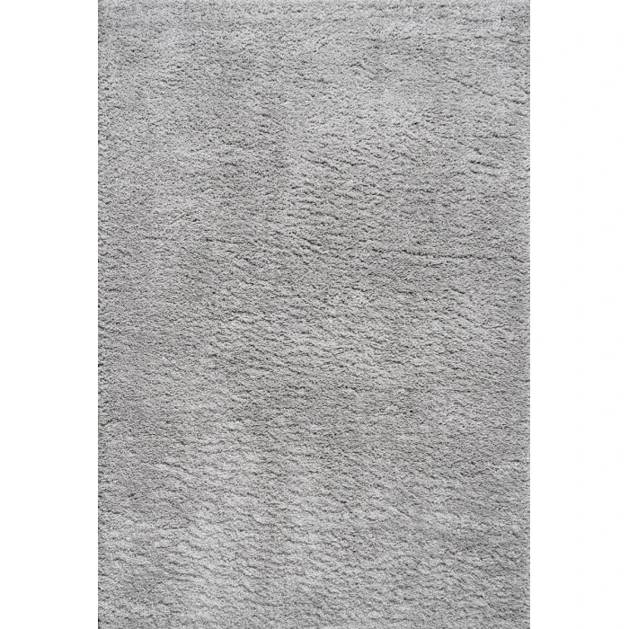 Groovy Solid Shag Light Gray 8 ft. x 10 ft. Area Rug