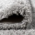 Groovy Solid Shag Light Gray 2 ft. x 10 ft. Runner Rug