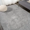 Groovy Solid Shag Light Gray 5 ft. x 8 ft. Area Rug