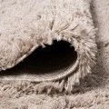 Groovy Solid Shag Beige 3 ft. x 5 ft. Area Rug