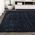 Groovy Solid Shag Dark Navy 2 ft. x 10 ft. Runner Rug