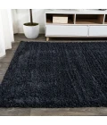 Groovy Solid Shag Dark Navy 3 ft. x 5 ft. Area Rug