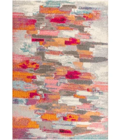 Jonathany Contemporary Pop CTP101A Ivory/Pink Area Rug 3 ft. X 5 ft. Rectangle