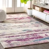 Jonathany Contemporary Pop CTP102A Cream/Pink Area Rug 7 ft. 9 in. X 10 ft. Rectangle