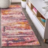 Jonathany Contemporary Pop CTP102B Pink/Cream Area Rug 2 ft. 3 in. X 8 ft. Runner