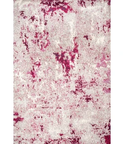 Jonathany Contemporary Pop CTP103B Maroon/Gray Area Rug 5 ft. 3 in. X 7 ft. 6 in. Rectangle