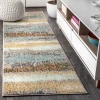 Jonathany Contemporary Pop CTP105A Cream/Yellow Area Rug 2 ft. 3 in. X 8 ft. Runner