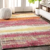 Jonathany Contemporary Pop CTP105B Cream/Pink Area Rug 7 ft. 9 in. X 10 ft. Rectangle