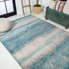 Jonathany Contemporary Pop CTP105C Cream/Turquoise Area Rug 3 ft. X 5 ft. Rectangle