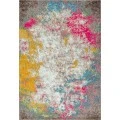 Contemporary POP Modern Abstract Yellow/Multi 3 ft. x 5 ft. Area Rug