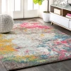 Jonathany Contemporary Pop CTP107B Yellow/Multi Area Rug 7 ft. 9 in. X 10 ft. Rectangle