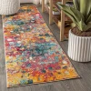 Jonathany Contemporary Pop CTP108A Multi/Yellow Area Rug 2 ft. 3 in. X 8 ft. Runner
