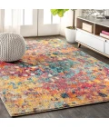Contemporary POP Modern Abstract Multi/Yellow 8 ft. x 10 ft. Area Rug