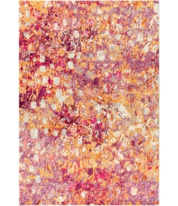 Jonathany Contemporary Pop CTP108C Pink/Orange Area Rug 3 ft. X 5 ft. Rectangle