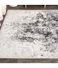 Dune Modern Abstract Cream/Gray 4 ft. x 6 ft. Area Rug