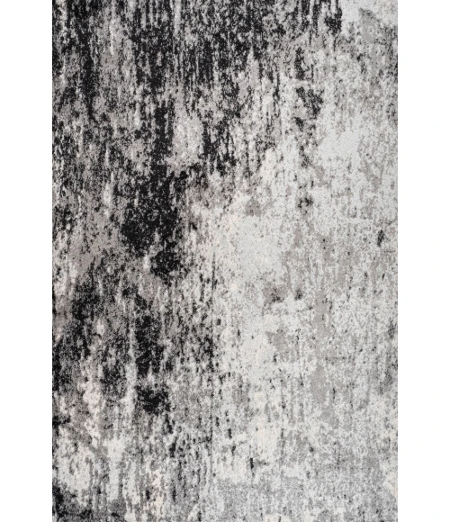 Storm Modern Abstract Gray/Cream 8 ft. x 10 ft. Area Rug