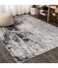 Storm Modern Abstract Gray/Cream 8 ft. x 10 ft. Area Rug