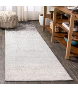 Jonathany Contemporary Pop CTP111A Gray/Cream Area Rug 2 ft. 3 in. X 8 ft. Runner