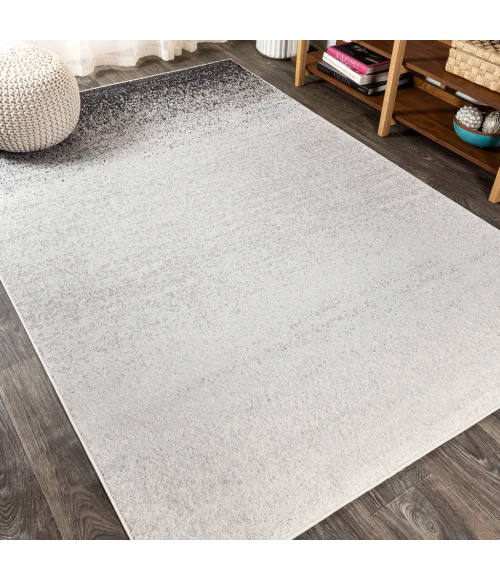 Shore Modern Gradient Gray/Cream 8 ft. x 10 ft. Area Rug