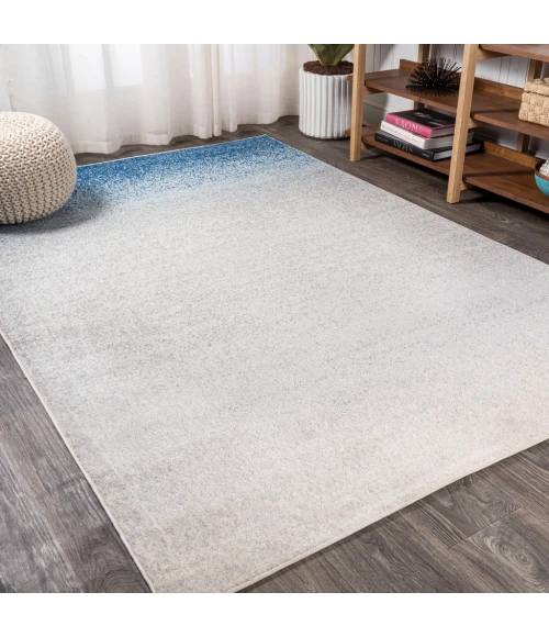 Shore Modern Gradient Blue/Cream 5 ft. x 8 ft. Area Rug