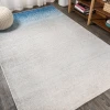 Jonathany Contemporary Pop CTP111B Blue/Cream Area Rug 5 ft. 3 in. X 7 ft. 6 in. Rectangle