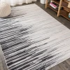 Jonathany Contemporary Pop CTP112B Gray/Cream Area Rug 5 ft. 3 in. X 7 ft. 6 in. Rectangle