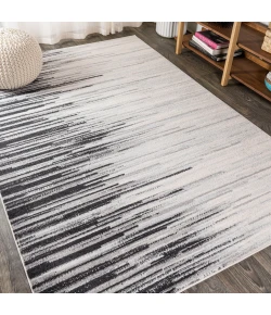 Jonathany Contemporary Pop CTP112B Gray/Cream Area Rug 5 ft. 3 in. X 7 ft. 6 in. Rectangle