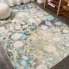 Jonathany Contemporary Pop CTP113B Blue/Beige Area Rug 5 ft. 3 in. X 7 ft. 6 in. Rectangle