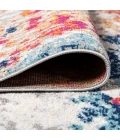 Sunset Modern Abstract Blue/Multi 2 ft. x 8 ft. Runner Rug