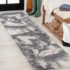 Jonathany Contemporary Pop CTP200C Gray/Cream Area Rug 2 ft. X 8 ft. Runner