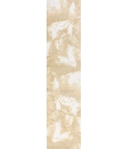 Jonathany Contemporary Pop CTP200E Gold/Cream Area Rug 2 ft. X 8 ft. Runner