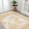 Jonathany Contemporary Pop CTP200E Gold/Cream Area Rug 2 ft. 11 in. X 5 ft. Rectangle