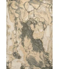Marmo Abstract Marbled Modern Gold/Gray 3 ft. x 5 ft. Area Rug