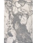 Marmo Abstract Marbled Modern Gray/Cream 4 ft. x 6 ft. Area Rug
