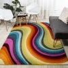 Jonathany Dazzle DZC100A Red/Yellow/Blue Area Rug 4 ft. X 6 ft. Rectangle