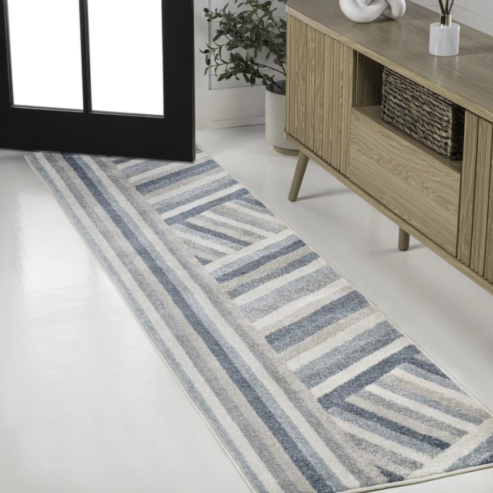 Jonathan Y DAZZLE Blue DZC102B 2ft. X 7ft.-10in. Rect. Rug