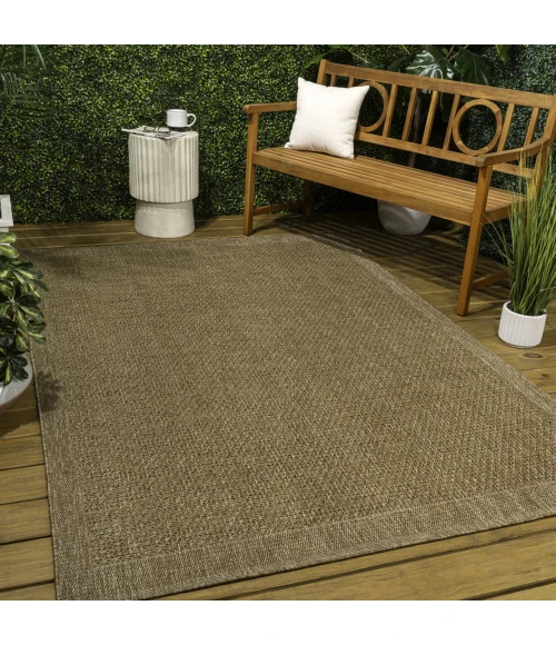 Jonathan Y FAUX VERDE Brown FXV101A-8 5ft.1in. X 7ft.7in. Rect. Rug