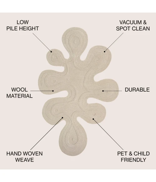 Jonathan Y GREENE STREET Black GST100B 8ft. X 10ft. Specialty Rug