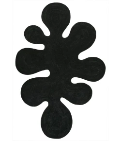 Jonathan Y GREENE STREET Black GST100B 6ft. X 9ft. Specialty Rug