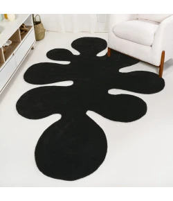 Jonathan Y GREENE STREET Black GST100B 6ft. X 9ft. Specialty Rug