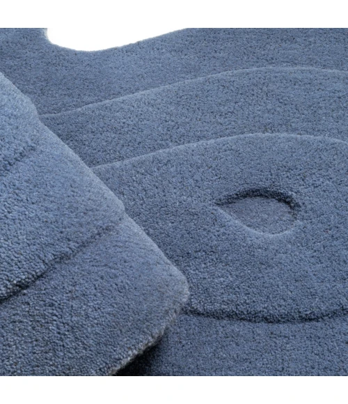 Jonathan Y GREENE STREET Blue GST100C 6ft. X 9ft. Specialty Rug