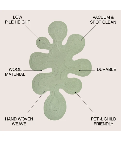 Jonathan Y GREENE STREET Blue GST100E 8ft. X 10ft. Specialty Rug