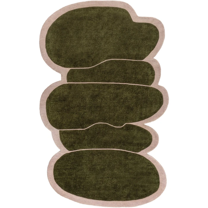 Jonathan Y GREENE STREET Green GST101A 5ft. X 8ft. Specialty Rug