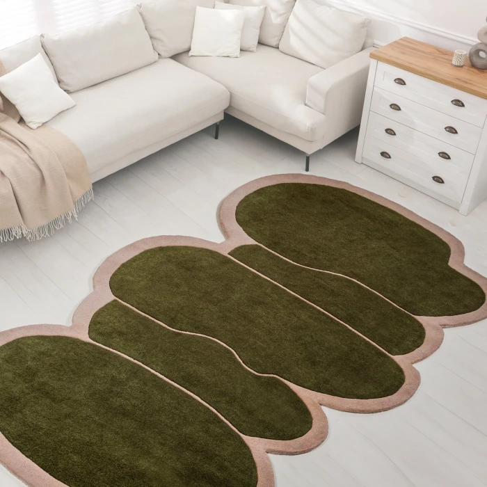 Jonathan Y GREENE STREET Green GST101A 5ft. X 8ft. Specialty Rug