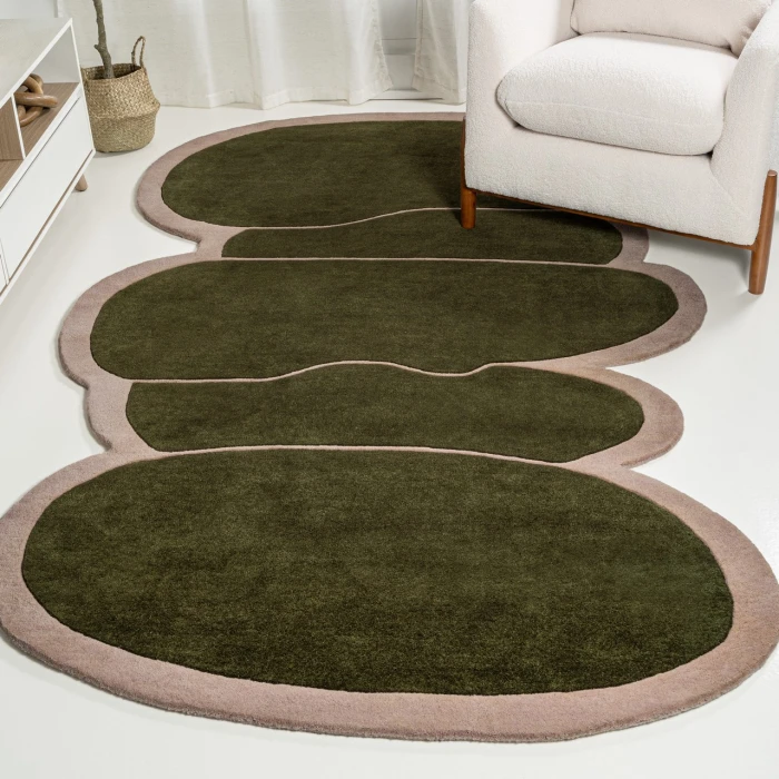 Jonathan Y GREENE STREET Green GST101A 5ft. X 8ft. Specialty Rug