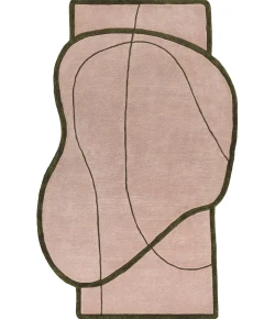 Jonathan Y GREENE STREET Pink GST102B 5ft. X 8ft. Specialty Rug
